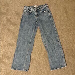 Hollister Blue Low Rise Boyfriend Jeans